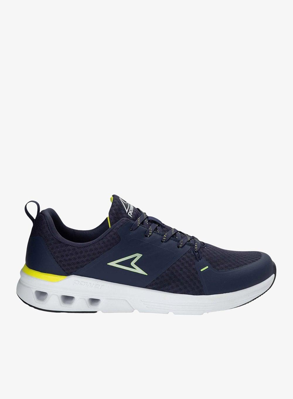 Power Blue Lace-Up Sports Sneakers - Image 1