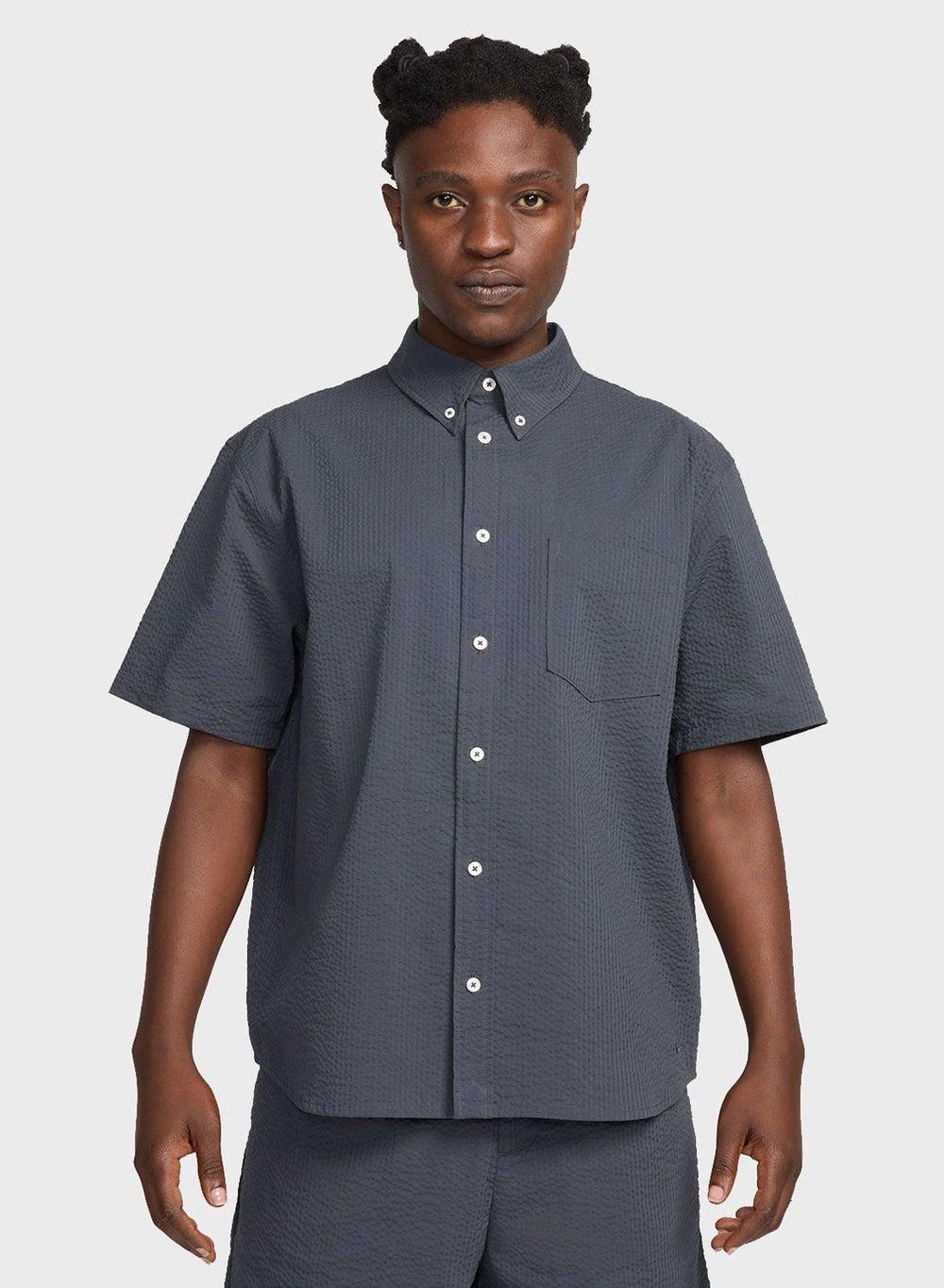 Nike Life Seersucker Button-Down Shirt FN3222 060 - Image 1