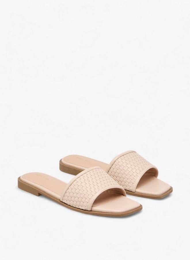 Flora Bella 24F1495 Woven Slip-On Flat Sandals - Image 1