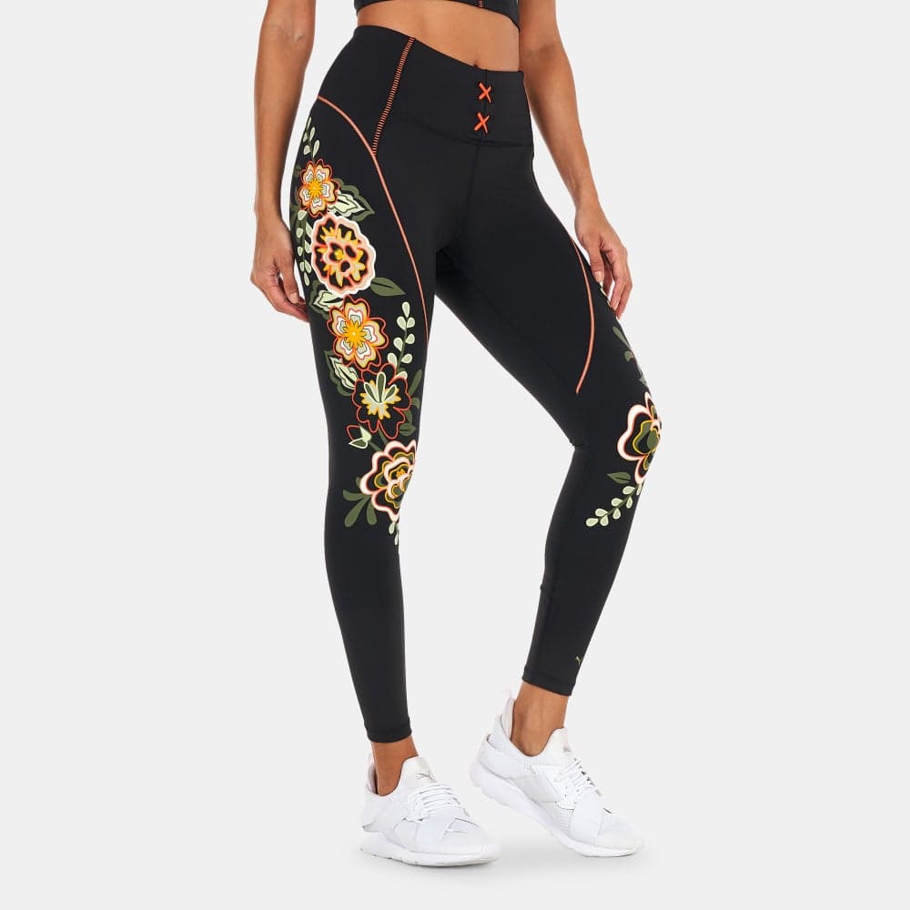 Frida Kahlo Floral 7/8 Women’s Training Leggings - Image 1