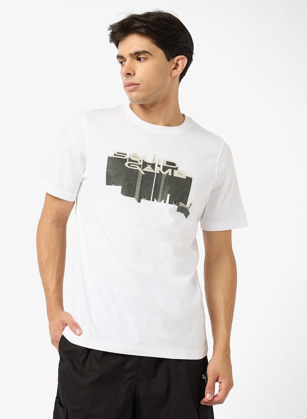 Puma x Squid Game Graphic Cotton T-Shirt 63070602 - Image 1