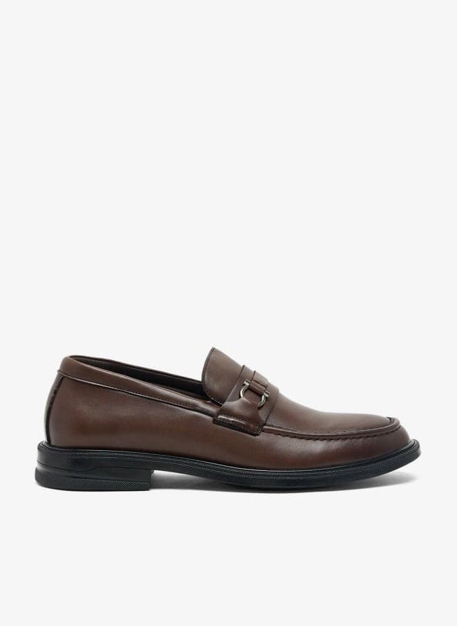Classic Brown Slip-On Loafers 54106 1 - Image 1