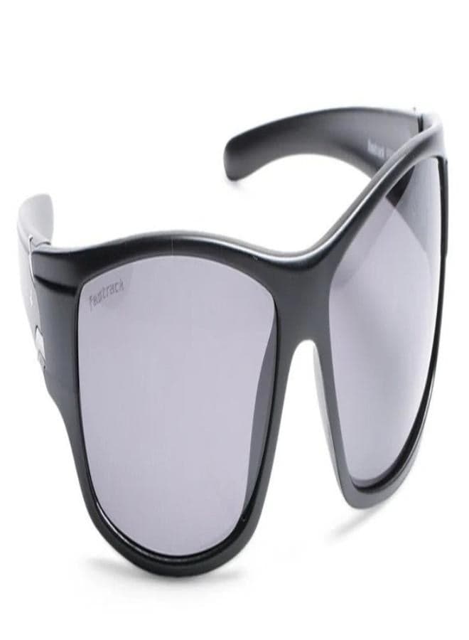 Black Wraparound Sport Sunglasses P382BK2P 68 - Image 1