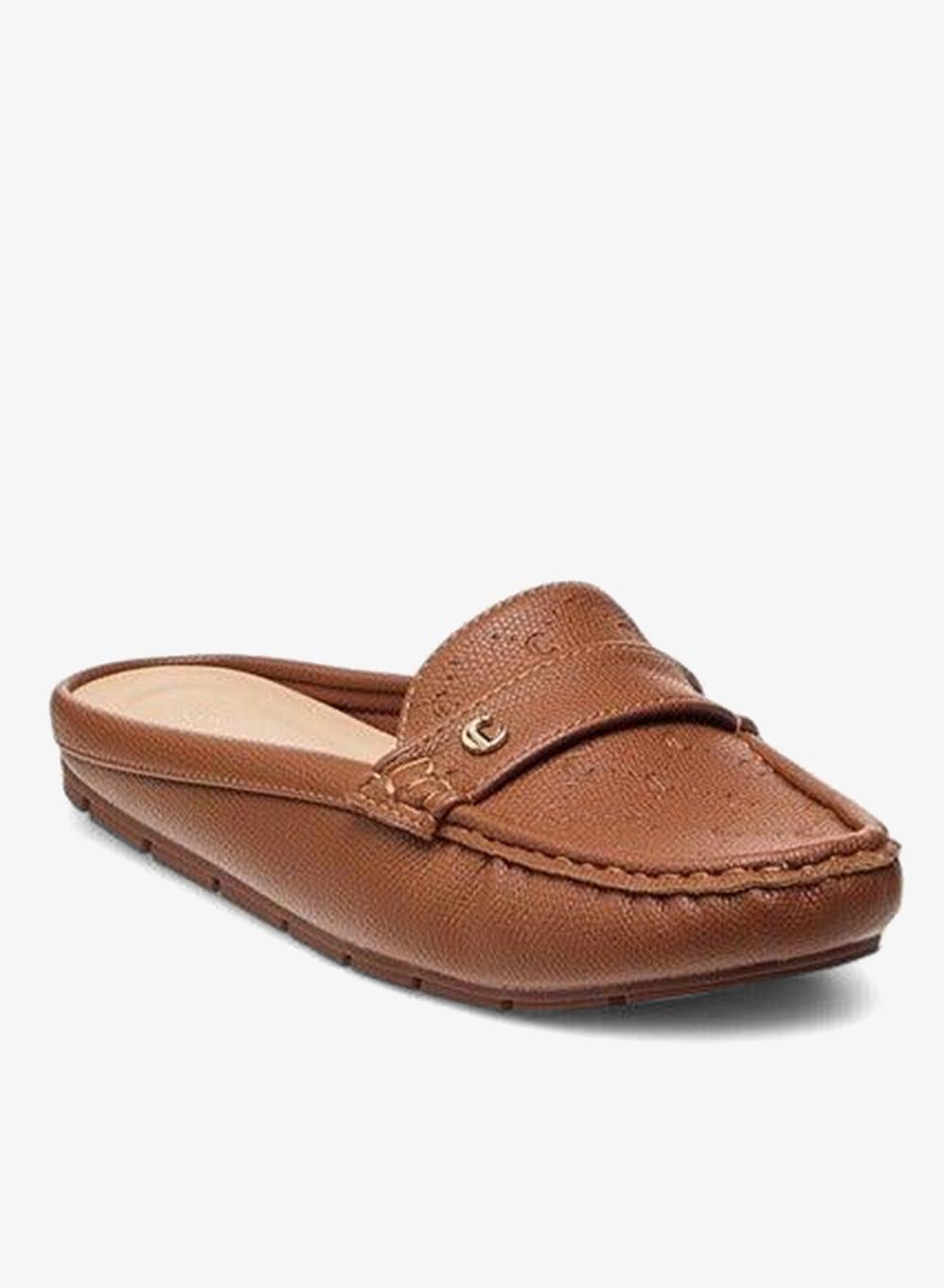 Textured Slip-On Mules R23Aw00637 Brown - Image 1