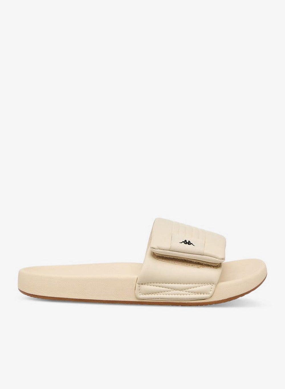 Men’s Beige Logo Detail Casual Slides HR 30575M - Image 1