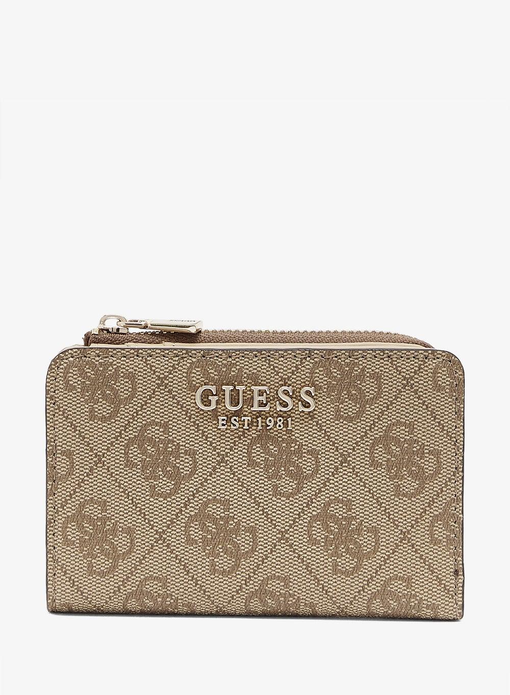 Laurel Zip Card Holder SWSG7459156 Latte Monogram - Image 1