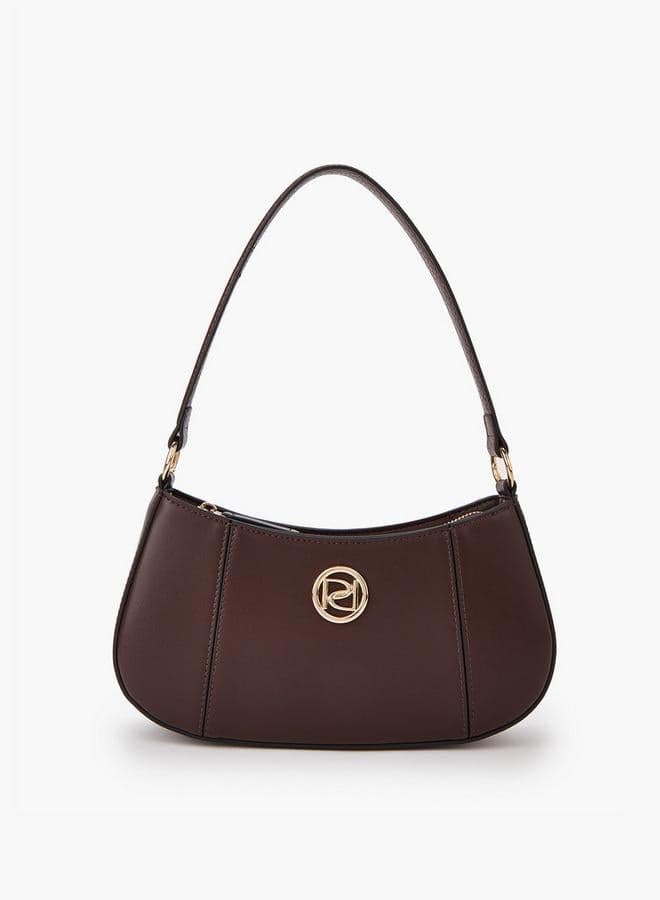 Uu42914 Red Structured Shoulder Bag with Detachable Strap - Image 1