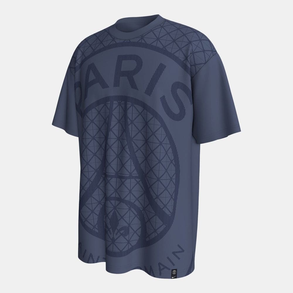 PSG Graphic Cotton T-Shirt Blue Men's Nike - Image 1