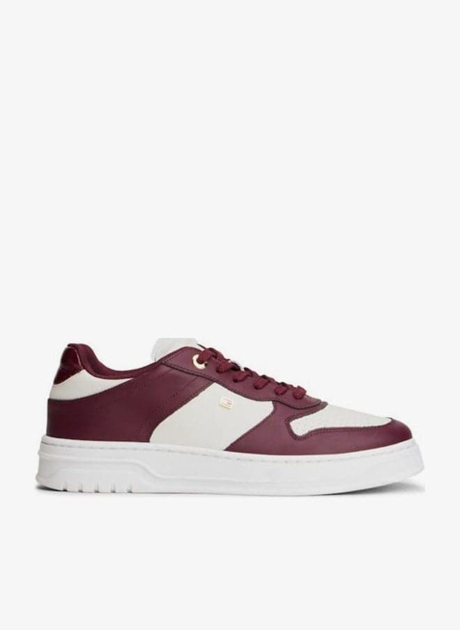 Sporty Cupsole Leather Low-Top Sneakers Fw0Fw08795H04 - Image 1