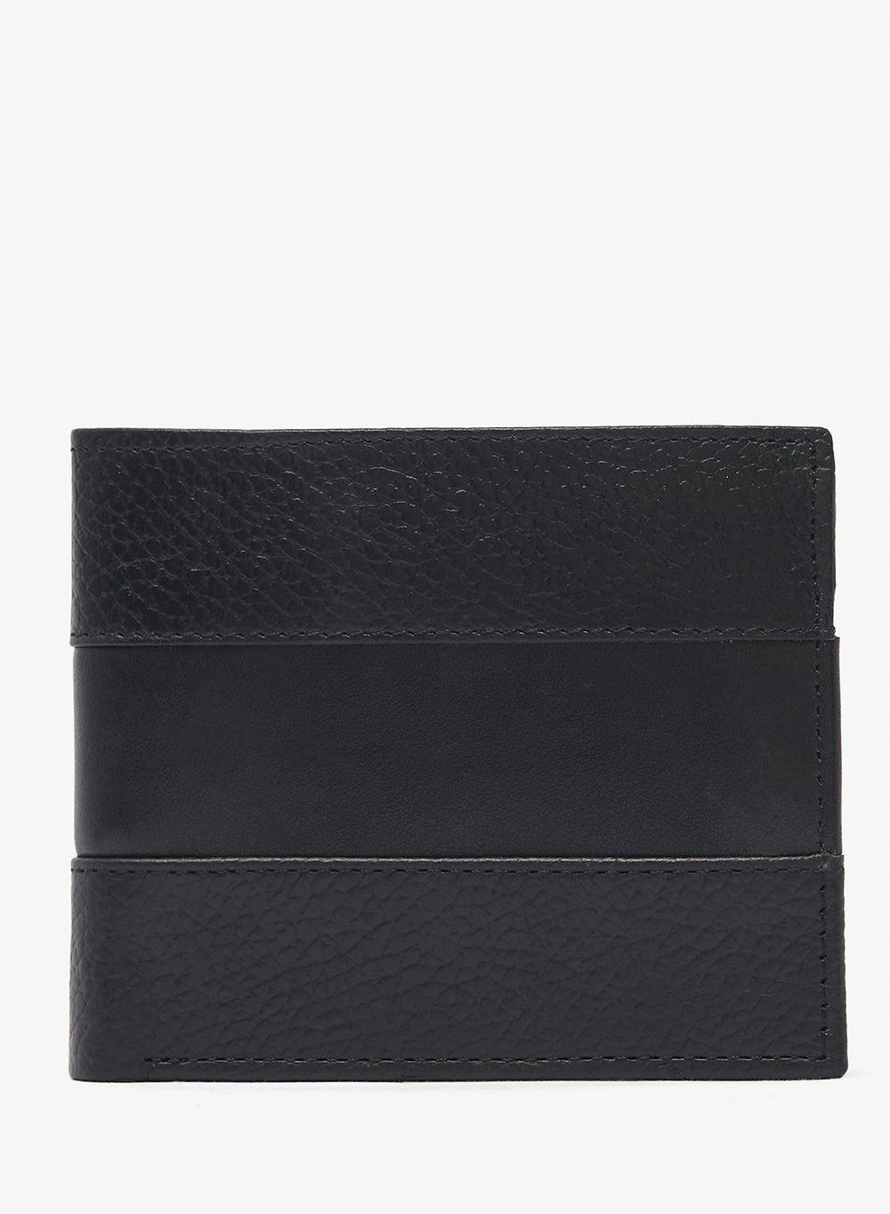 Phw178 Black Genuine Leather Bi-Fold Wallet - Image 1