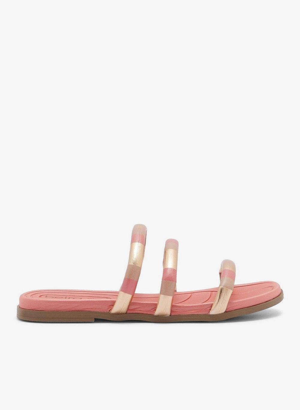 Rose Flat Sandals Women’s Slip-On Comfort Style - Image 1