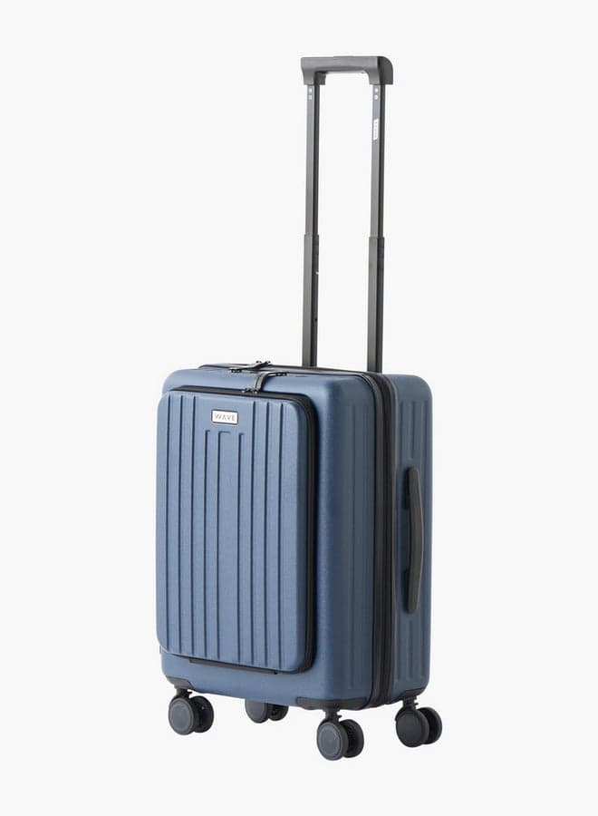 Portox Cabin 20" Textured Hardcase Trolley Blue - Image 1