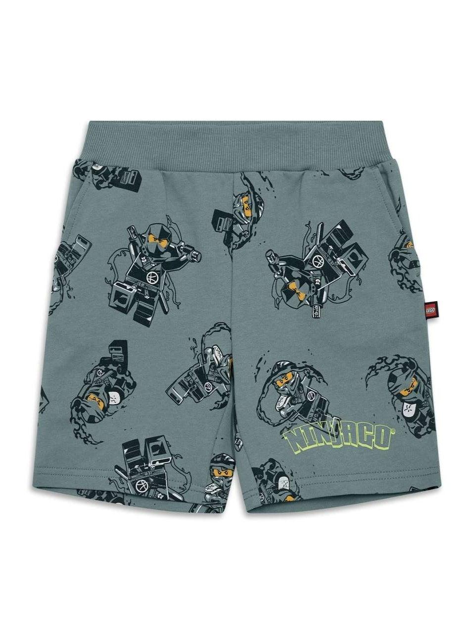 LEGO LWPASI 302 Teal Kids Sweat Shorts - Image 1
