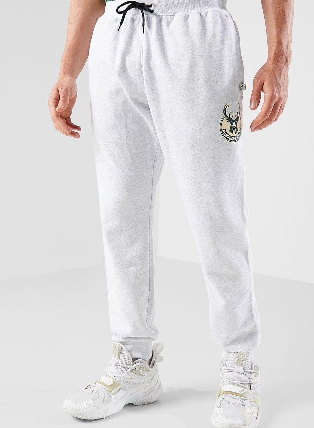 Giannis Antetokounmpo Bucks Grey Sweatpants - Image 1