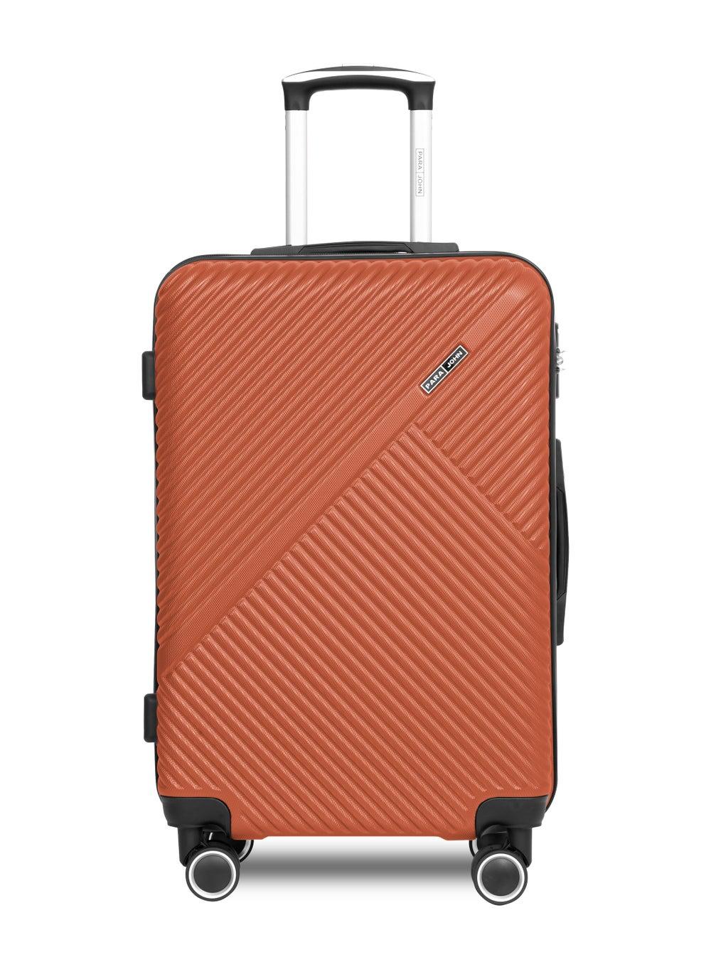 Vizro 20-Inch ABS Cabin Spinner Luggage Orange - Image 1