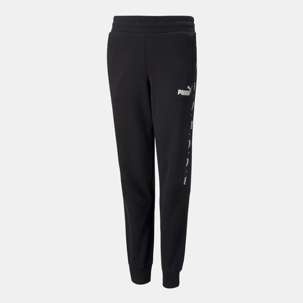 PUMA Kids Essential Tape Sweatpants Black Straight Fit - Image 1