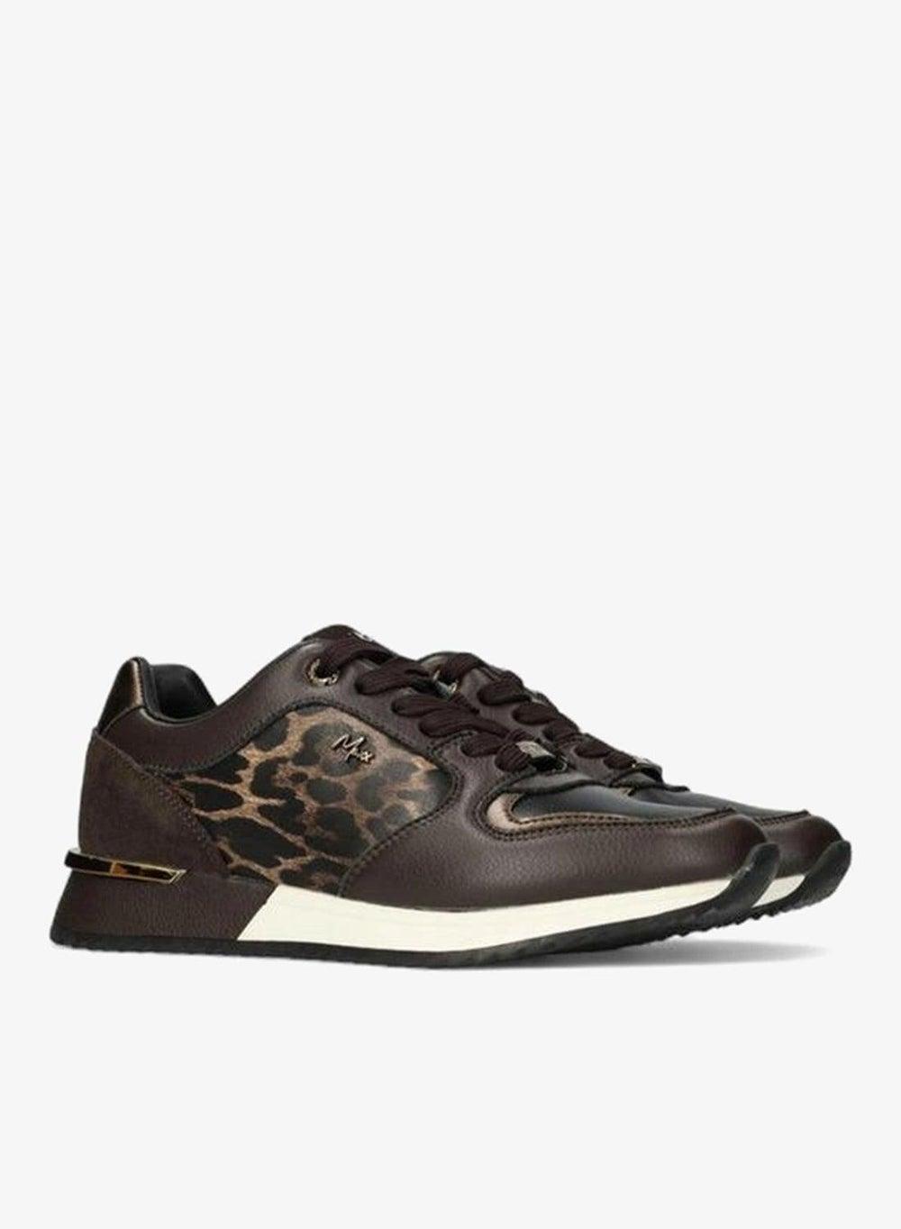 Animal Print Panelled Lace-Up Sneakers Mi001000953W 03 - Image 1