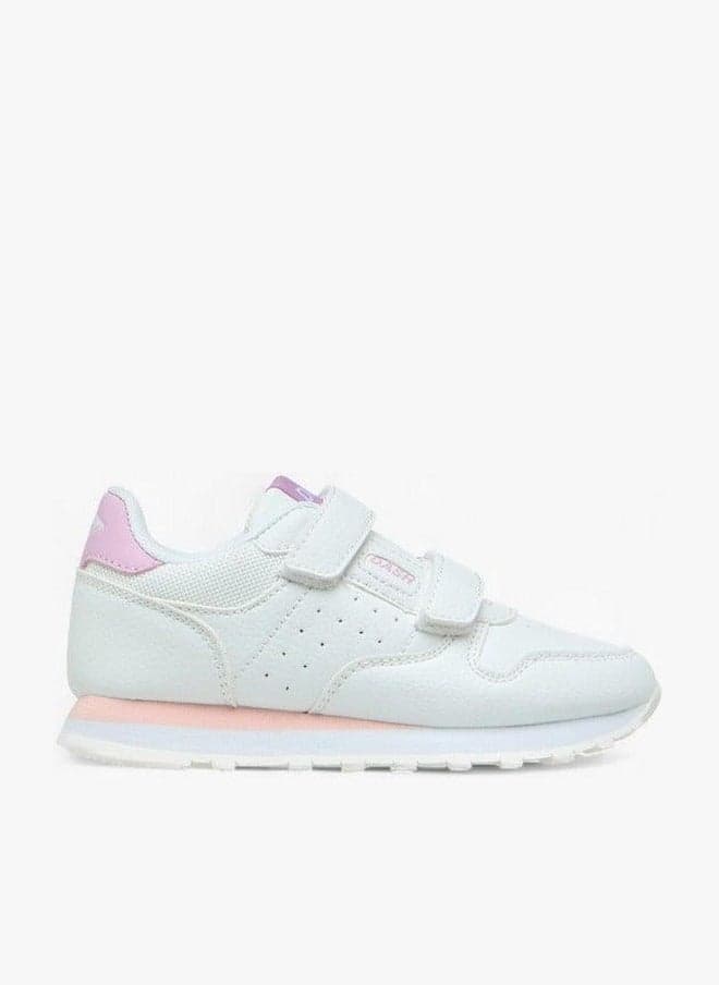 Girls Panelled White Sneakers 14Qx5 10881Gt - Image 1