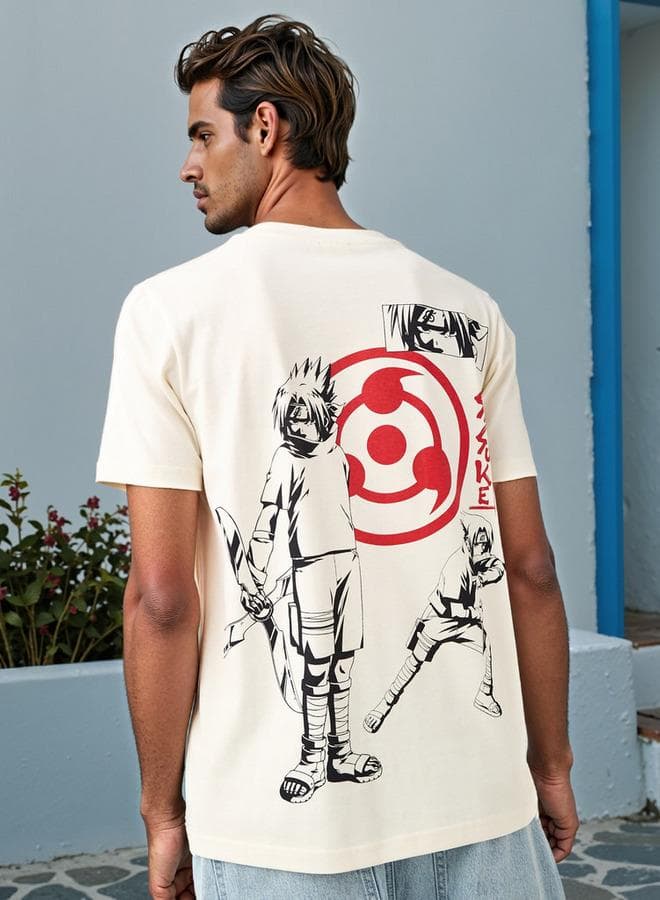 Kakashi Print Premium Cotton Crew Neck T-Shirt - Image 1