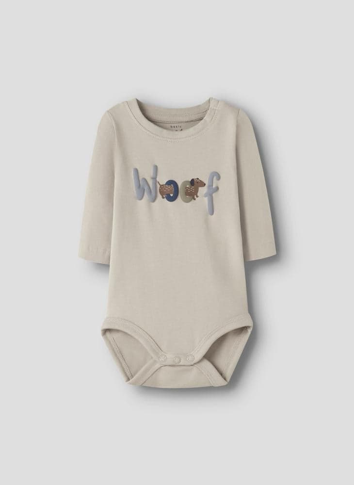 Organic Cotton Infant Long Sleeve Bodysuit 13226071 - Image 1