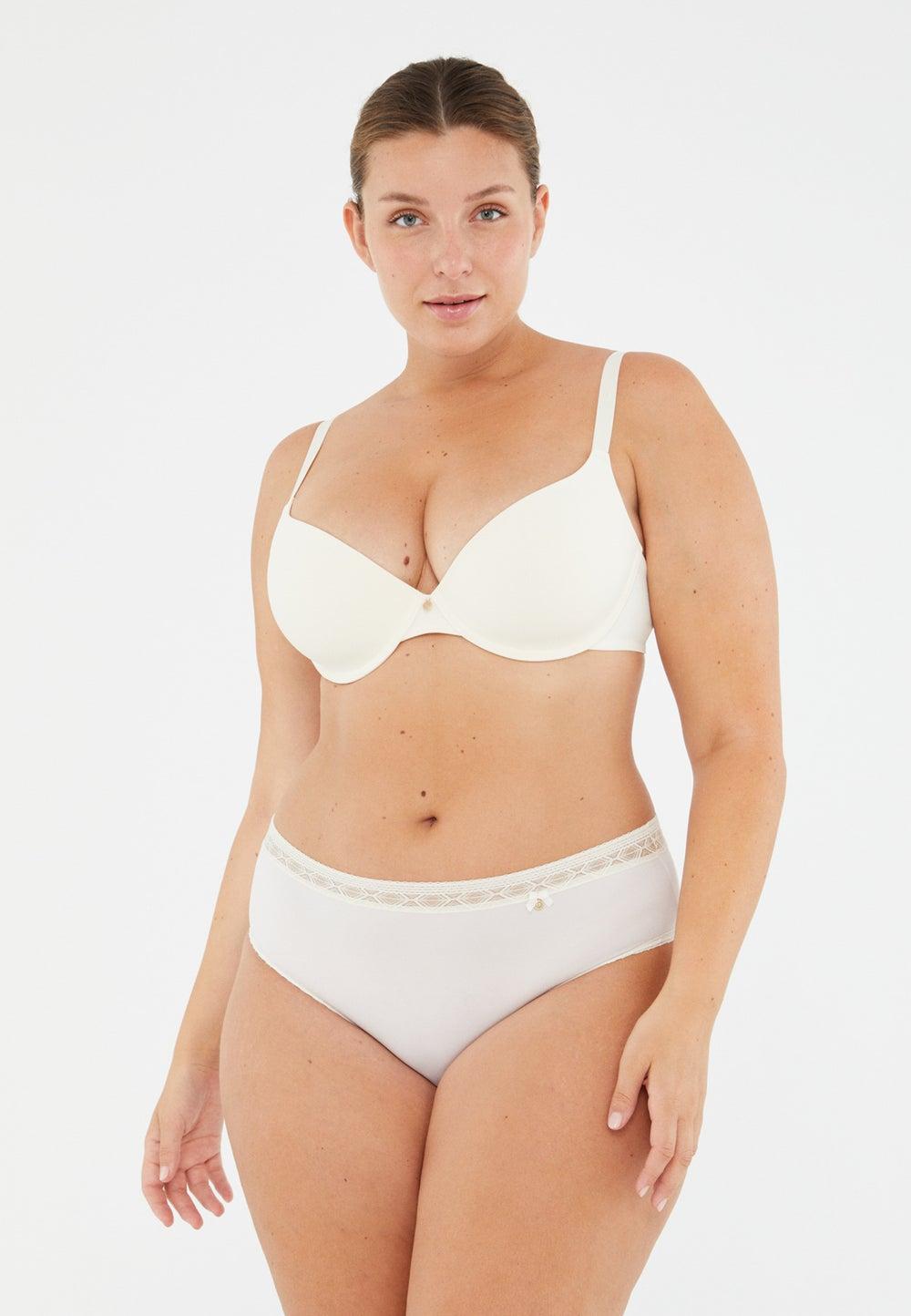 Ecru Polyamide Wired Bra B0169800 Ek - Image 1