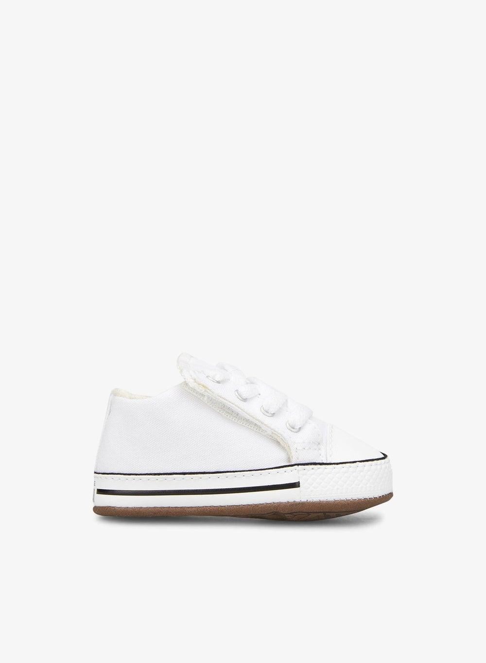 Cribster Mid Kids' Plimsolls White Unisex Shoe - Image 1