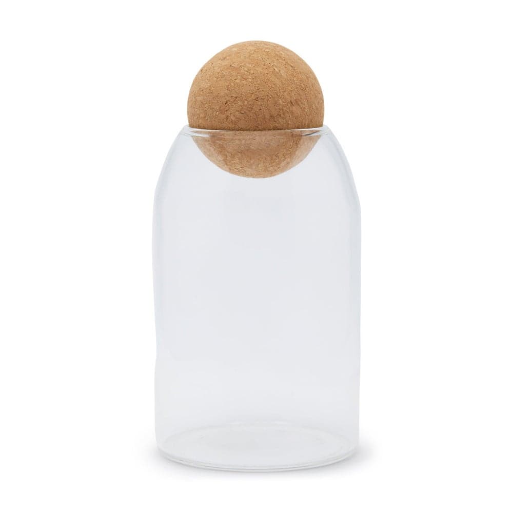 Large Borosilicate Glass Storage Jar 1Pc Clear - Image 1
