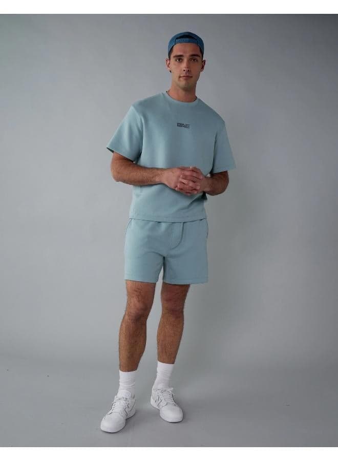 AE 24/7 6" Jogger Short in Turquoise - Image 1