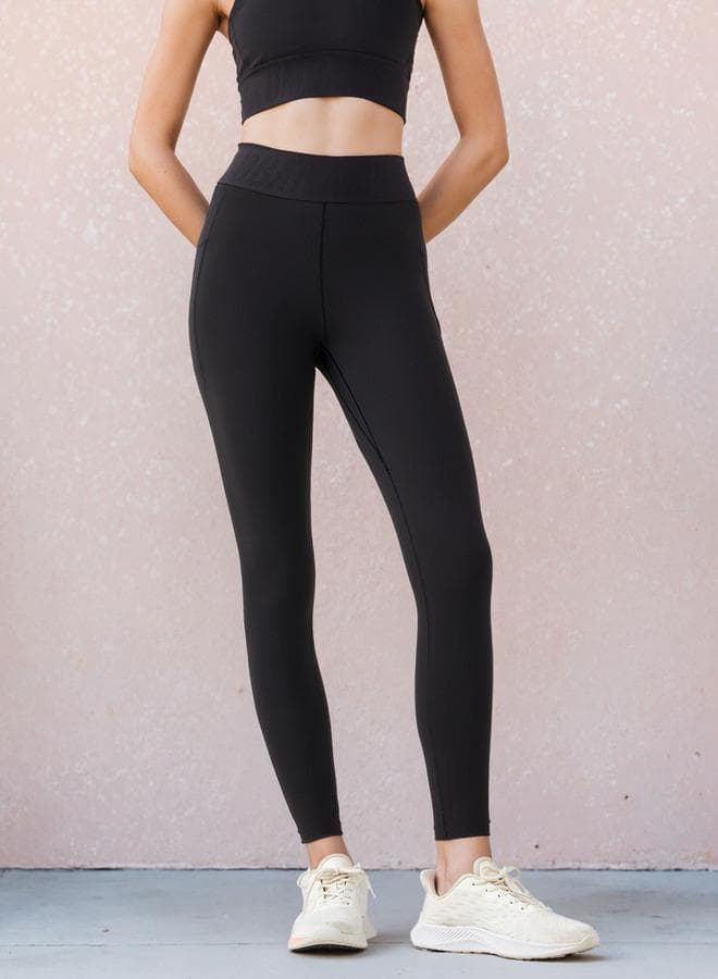 Kappa Black Pocket Leggings – Sleek Performance Fit - Image 1