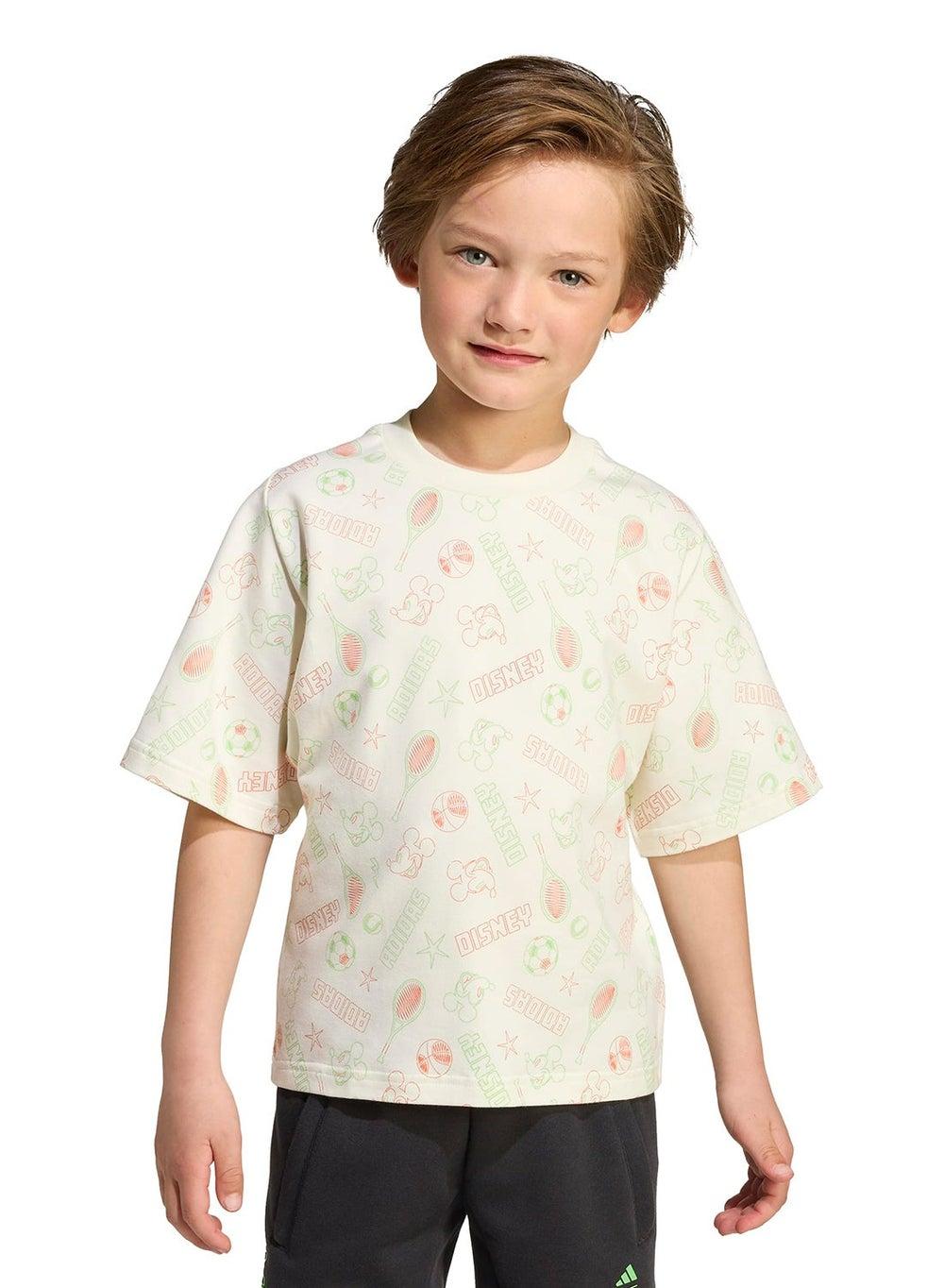Adidas Disney Mickey Mouse Kids Graphic Tee JL9185 - Image 1