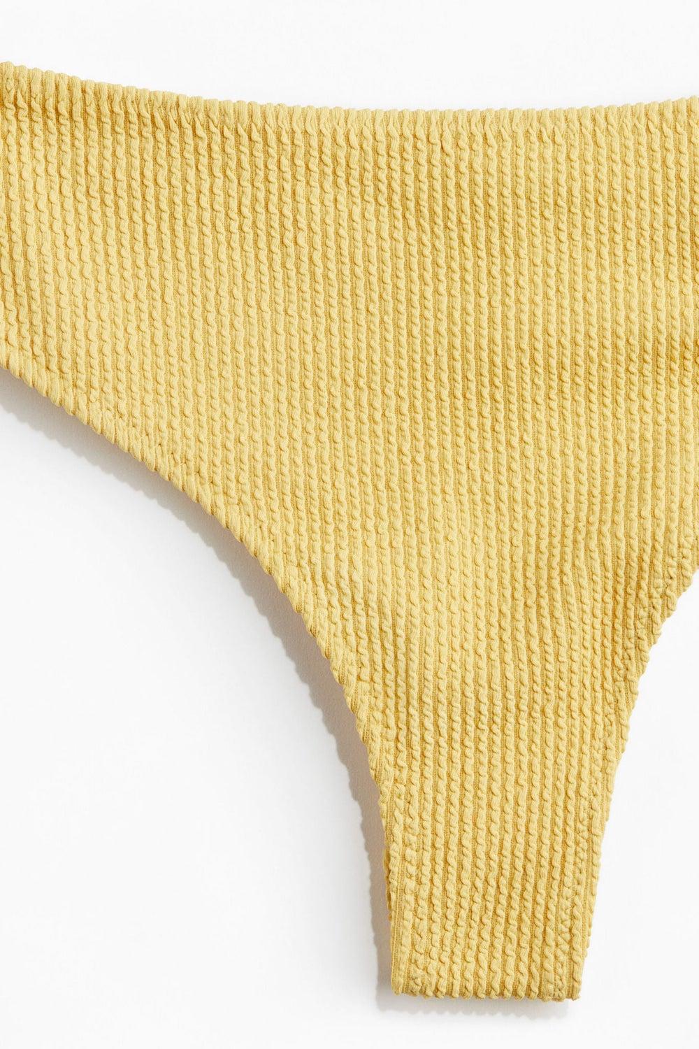 High-Waist Brazilian Tie-Side Bikini Bottoms - Image 1