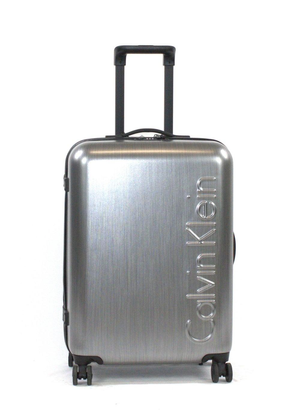 South Hampton Ultra-Light ABS Spinner Luggage Silver - Image 1