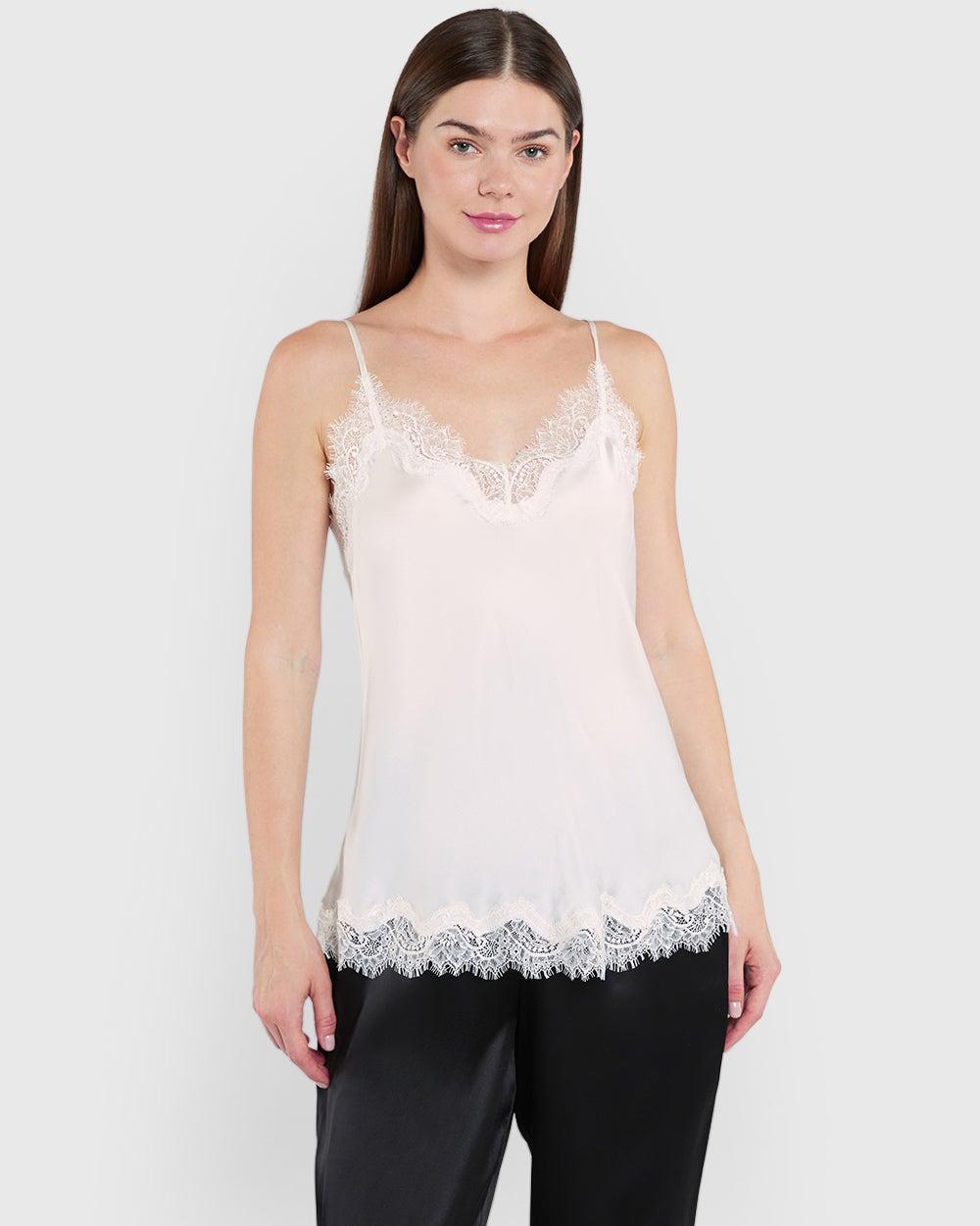 Sainted Sisters White Sexy Sleep Cami - Image 1
