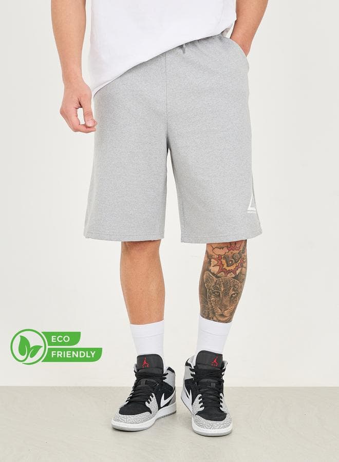Eco Earth Graphic Oversized Grey Shorts 7007328114 - Image 1