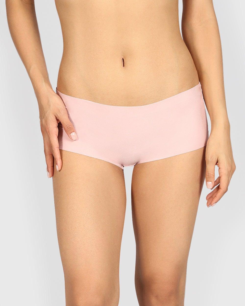 La Senza No Show Boyshort Microfabric Panties Royal Pink - Image 1