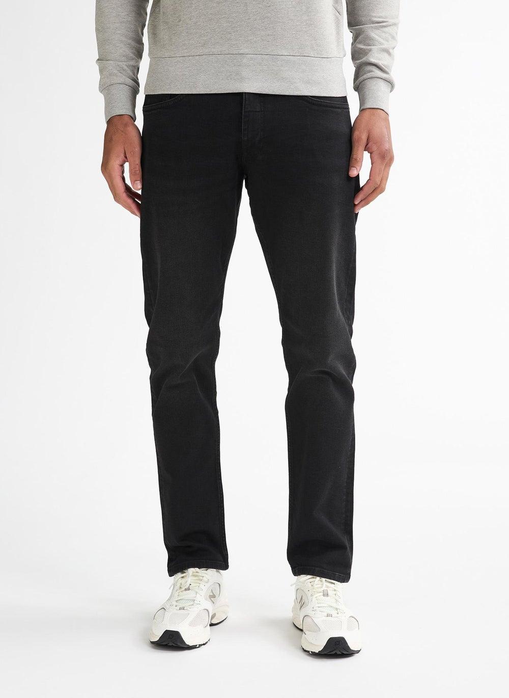 Russel Essentials Black Stone Tapered Denim Jeans - Image 1