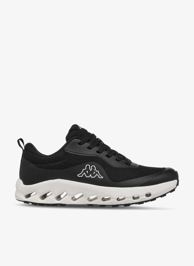 Women’s Black Logo Lace-Up Low Top Sports Shoes Sho24Ah045W - Image 1