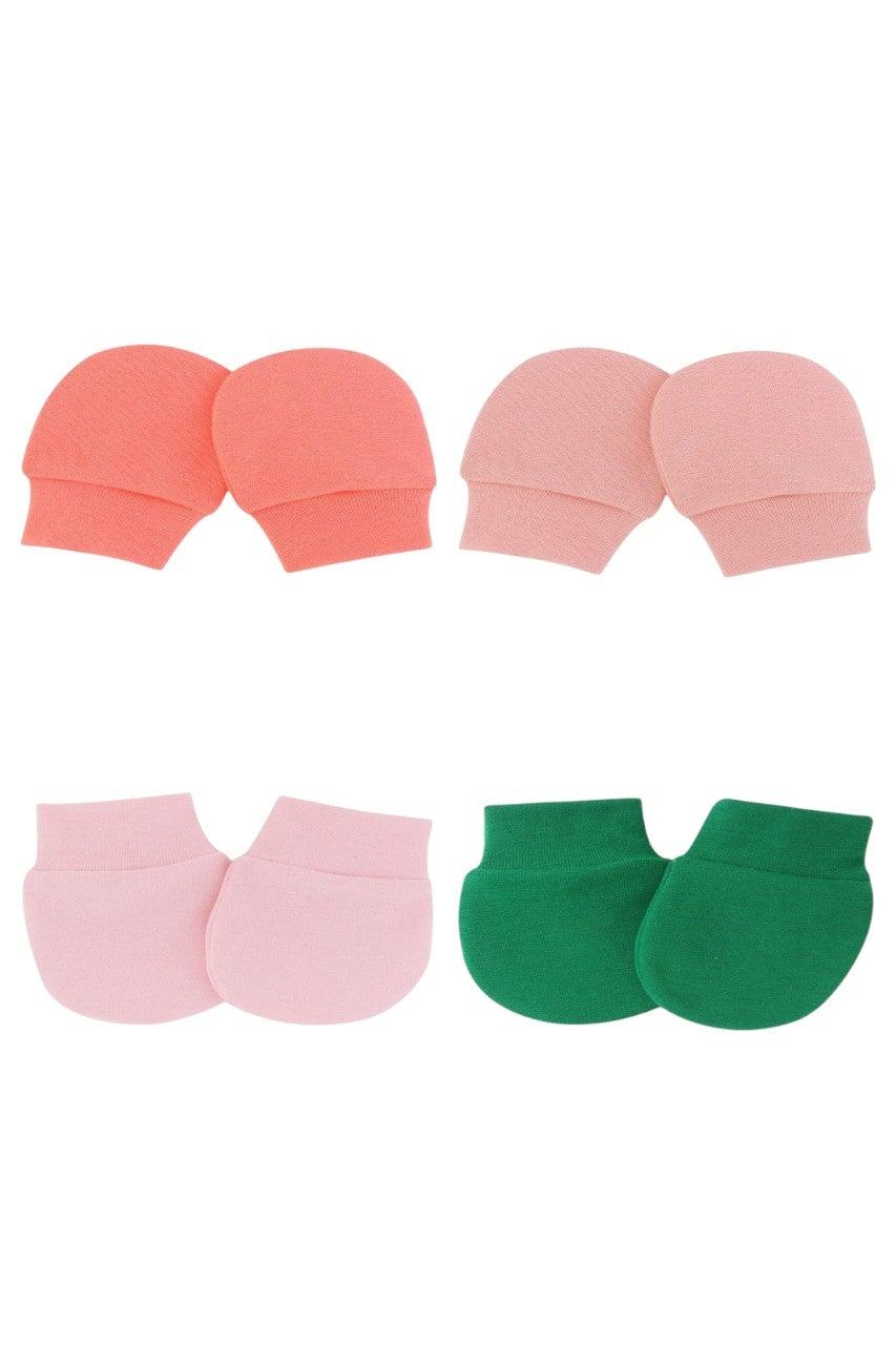Bambimici 4pcs Little Snuggles Baby Mittens Set F - Image 1