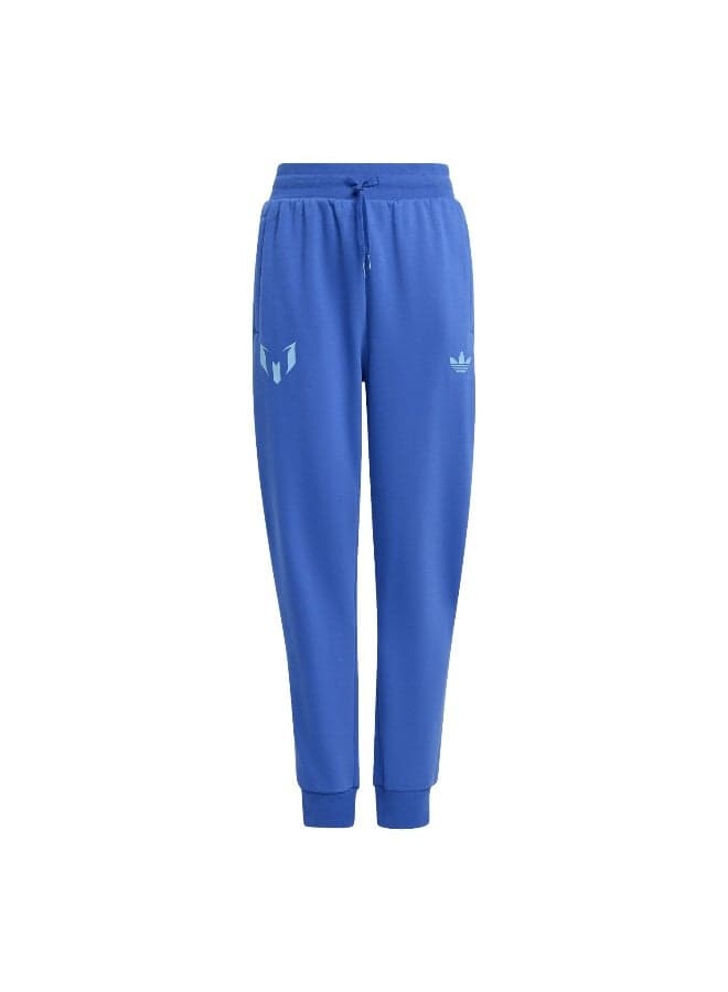 Adidas Messi Blue Kids Fleece Pants 1/1 - Image 1