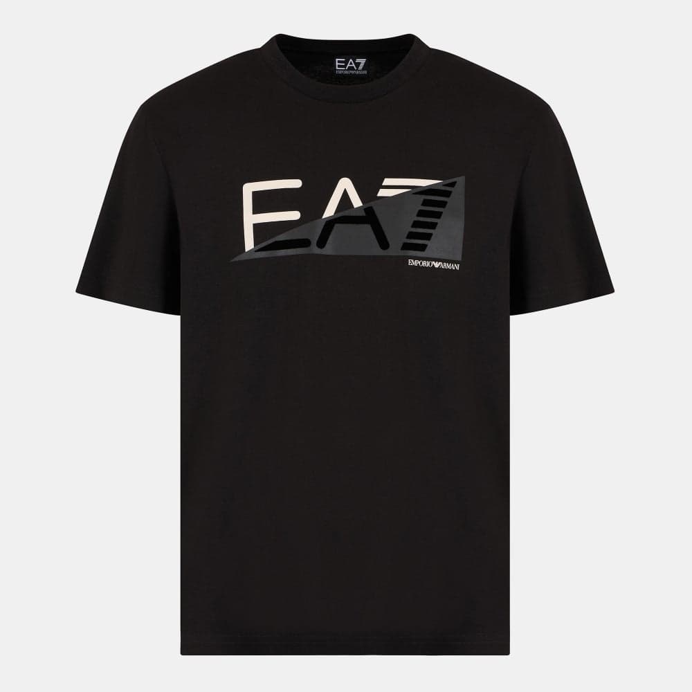 Emporio Armani Men's Train University Cotton T-Shirt Black - Image 1