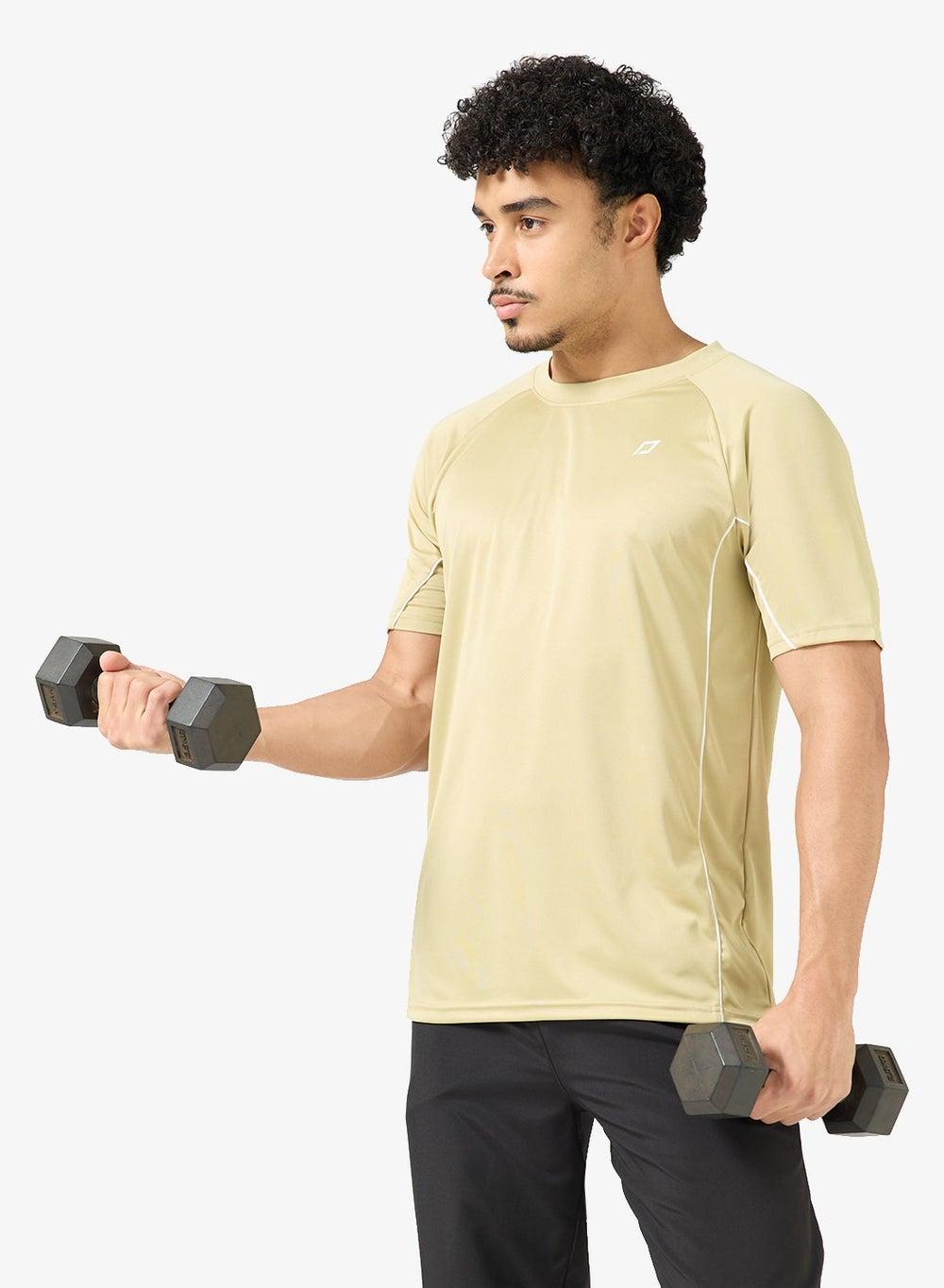 Zopts300 Men's Green Training Activewear T-Shirt - Image 1