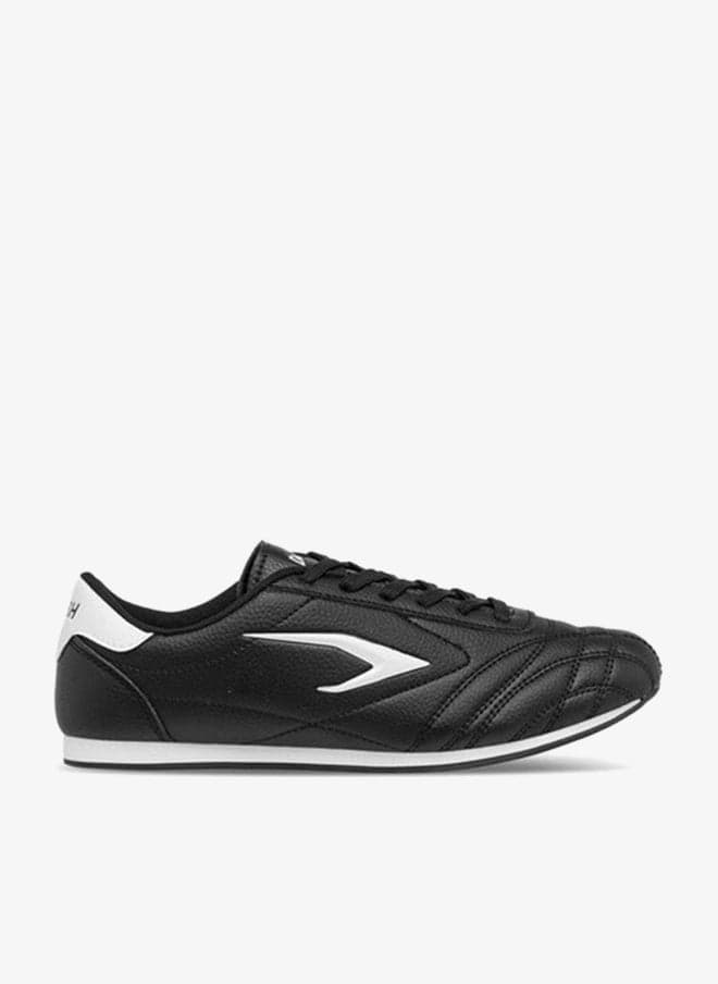14Rx5 10827W Black Stitch Detail Lace-Up Sneakers - Image 1
