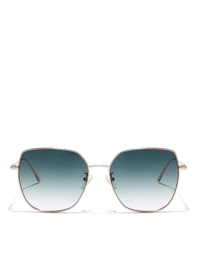 30Sundays Sage Square Rose Gold Sunglasses Sw52306 - Image 1