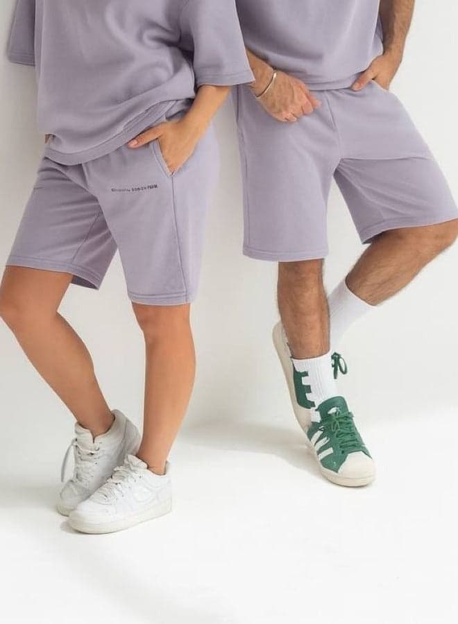 GORG WEAR Cotton High-Rise Oversized Shorts - Image 1