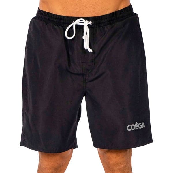 COEGA Black Men’s Boardshorts Classic Fit Swim Shorts - Image 1