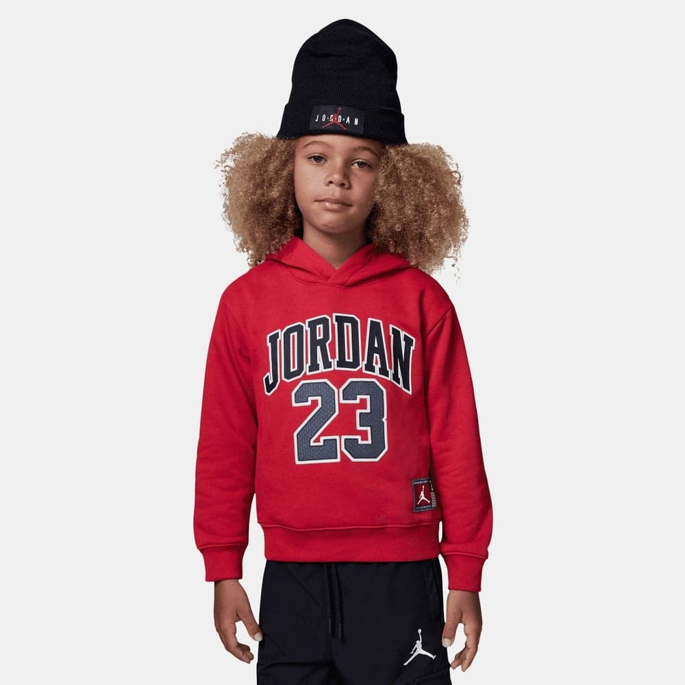 Jordan 23 Kids' Fleece Hoodie Red - Image 1