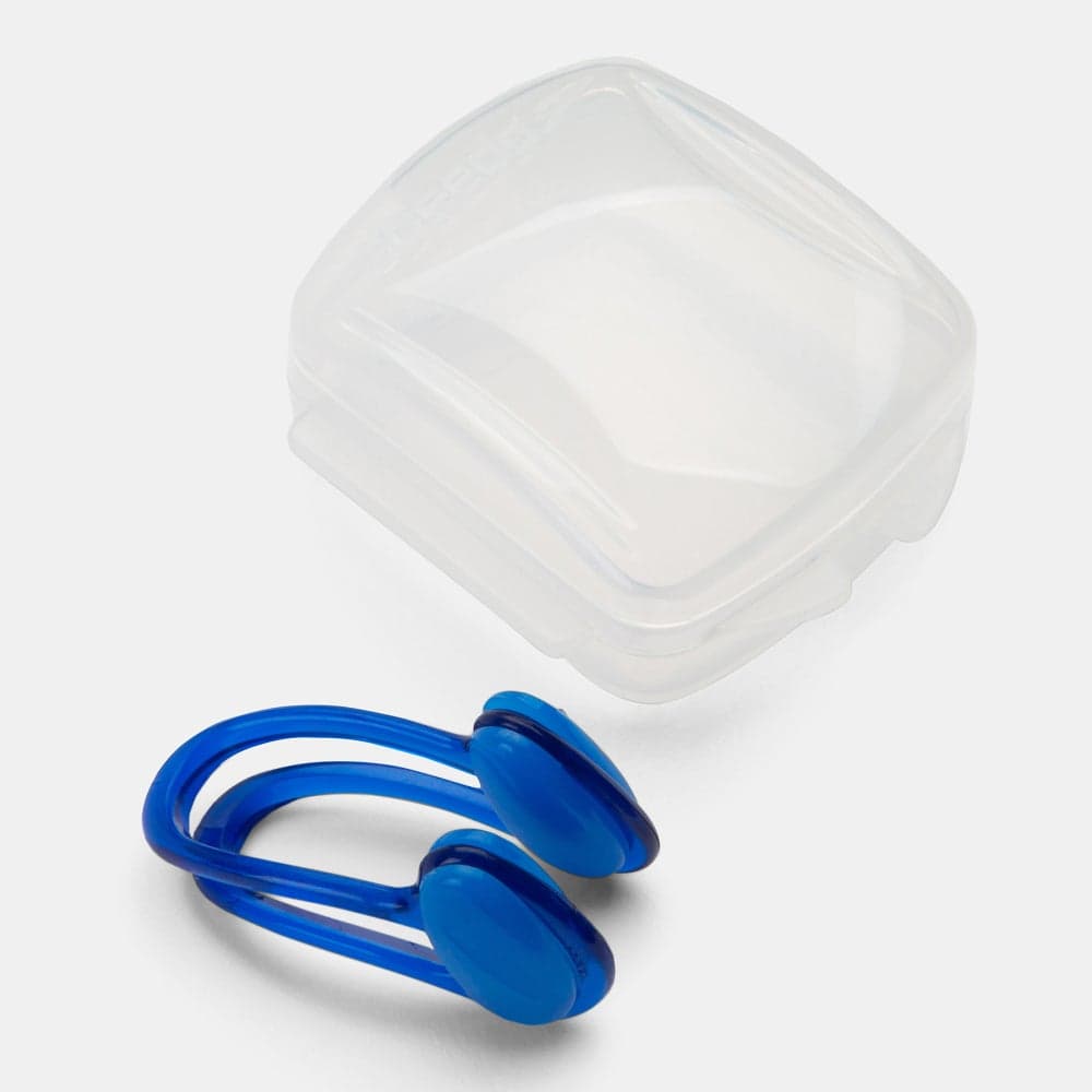 Universal Silicone Swim Nose Clip Blue Unisex. - Image 1