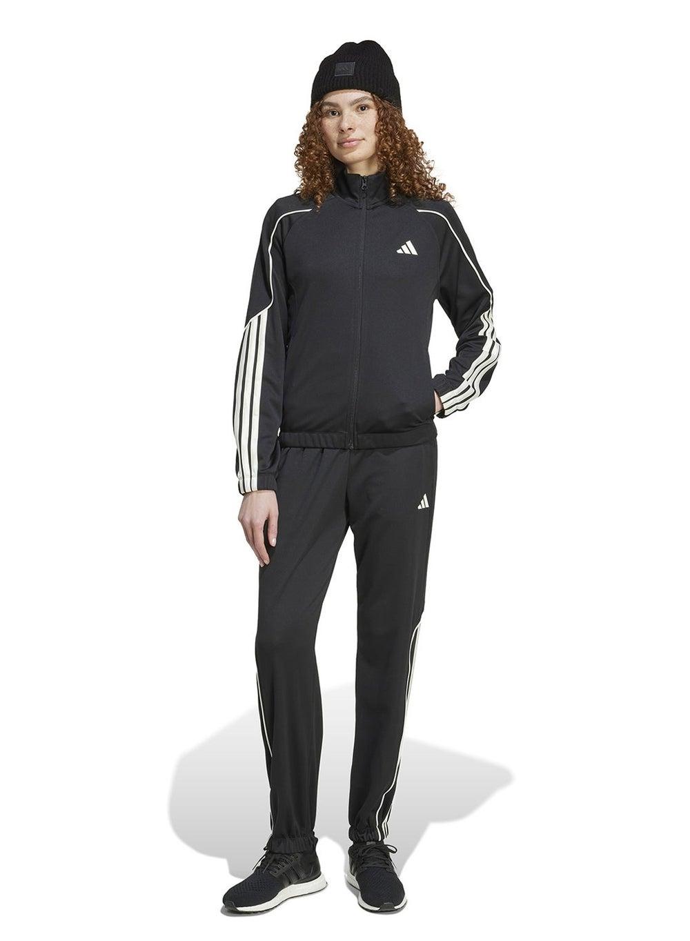 STADIUM 3-STRIPES Women's Black Tracksuit - Image 1
