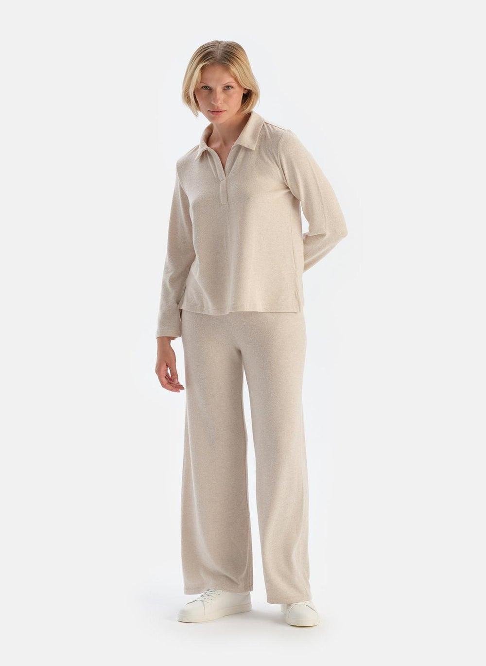 Supreme High-Rise Wide Leg Lounge Trousers 24Aw15355Bb - Image 1