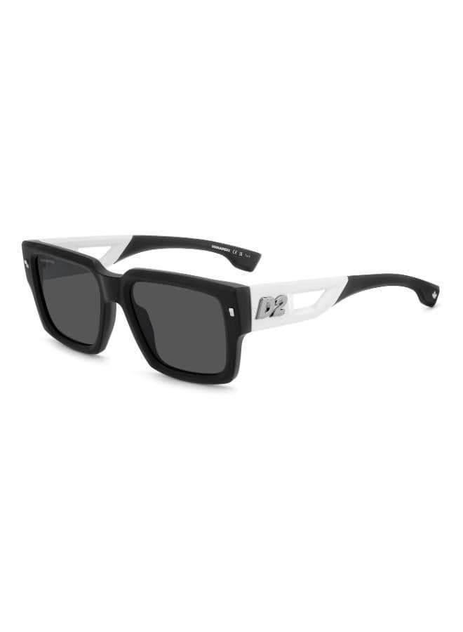 D2 0143/S Rectangular Grey Lens Sunglasses - Image 1